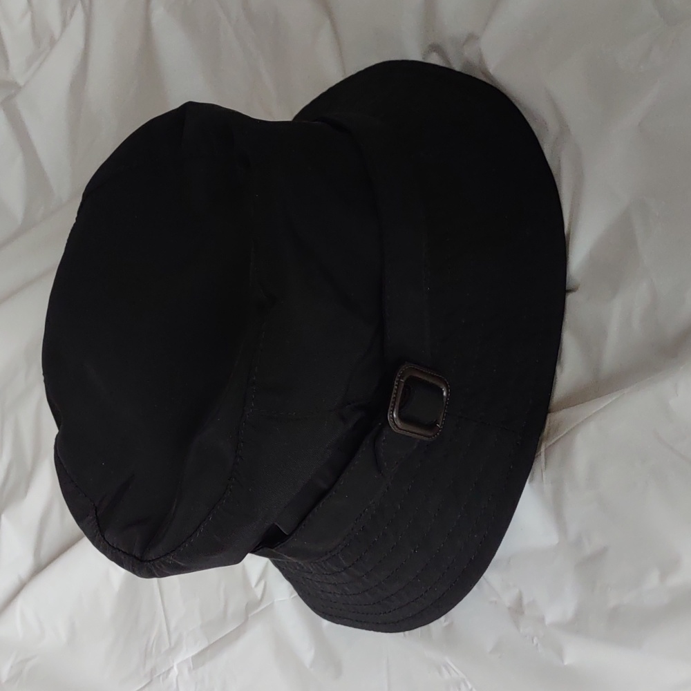 Scala black rain/bucket hat. NWOT